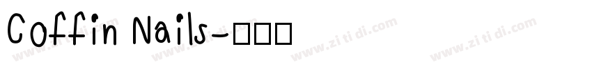 Coffin Nails字体转换